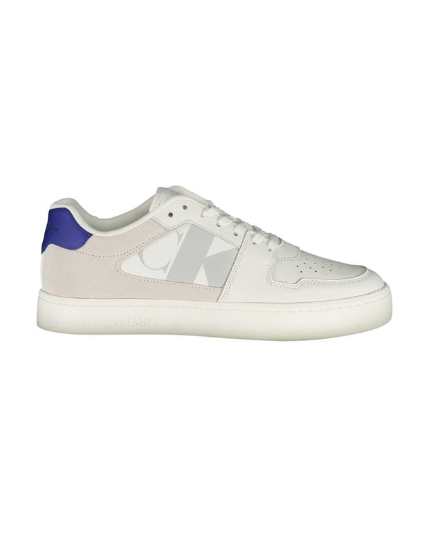 White Leather Mens Sneaker