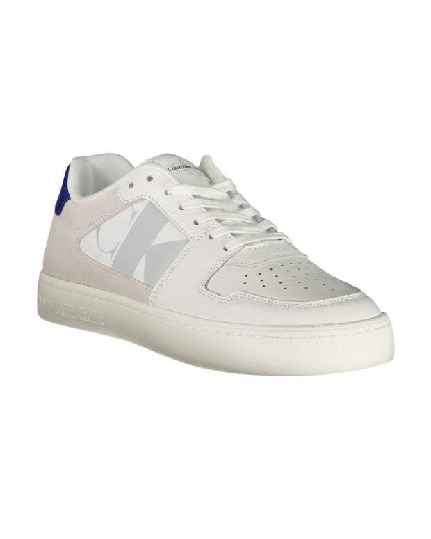 White Leather Mens Sneaker