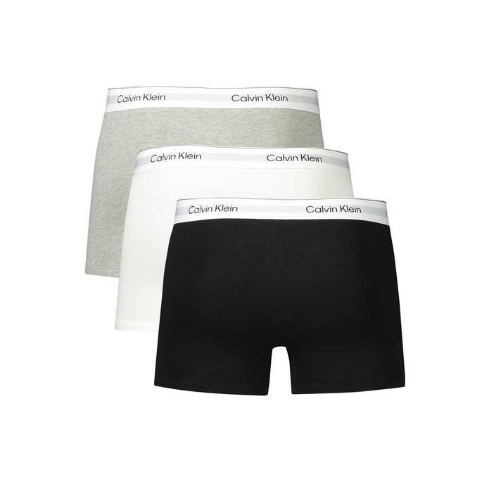 Gray Cotton Men Boxer