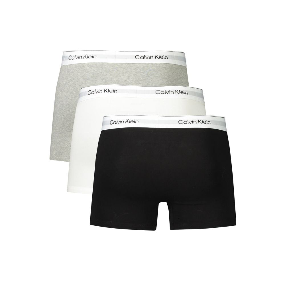 Gray Cotton Men Boxer