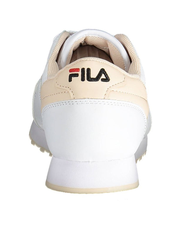 White Synthetic Women Sneaker