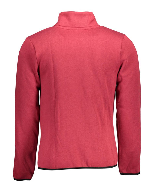 Red Cotton Men Sweater