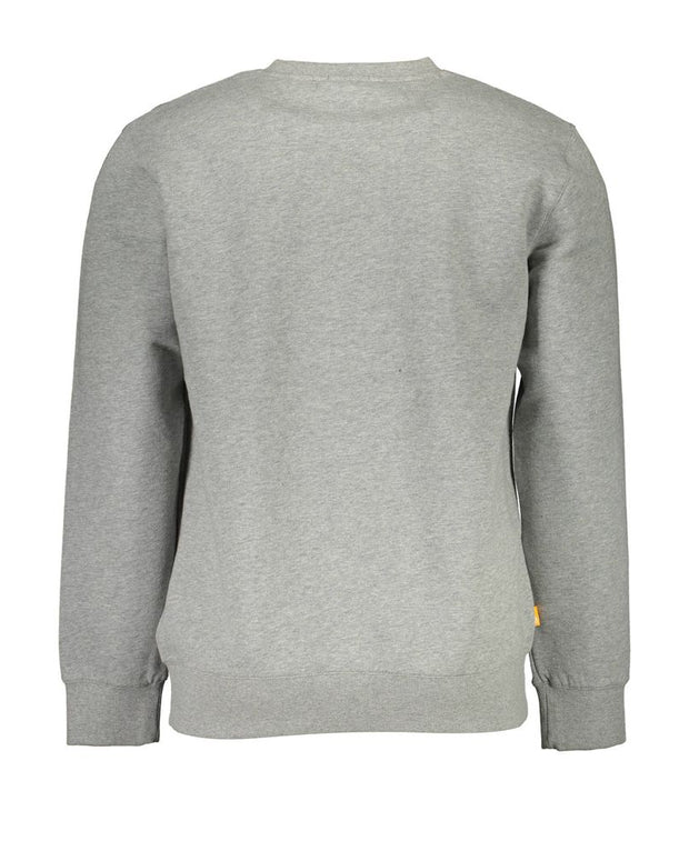 Gray Cotton Men Sweater