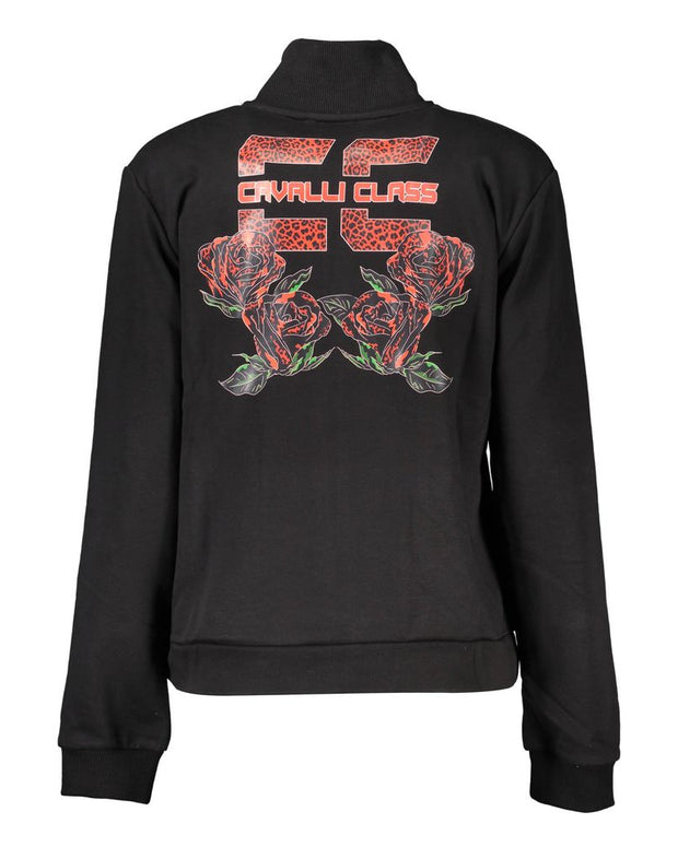 Black Cotton Women Sweater
