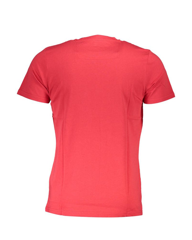 Red Cotton Men T-Shirt