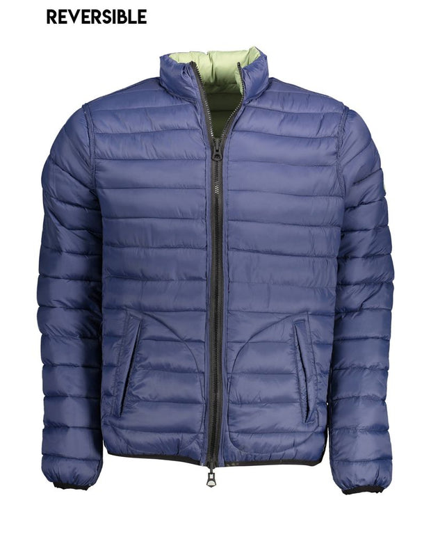 Green Nylon Men Jacket