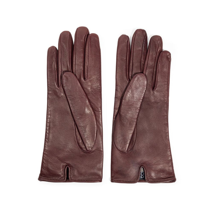Burgundy Leather Glove