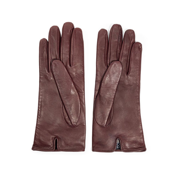Burgundy Leather Glove