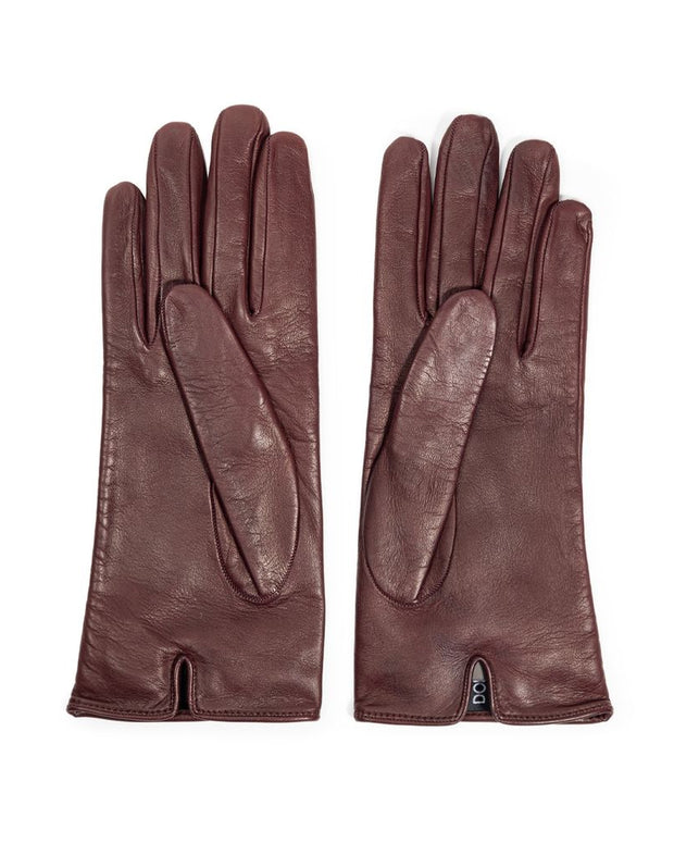 Burgundy Leather Glove
