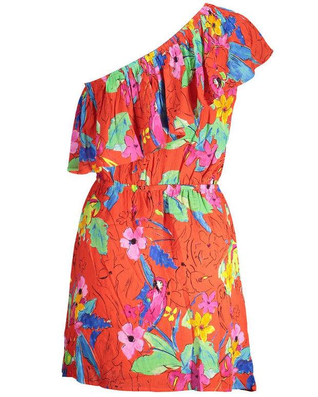 "Red Viscose Women Dress"