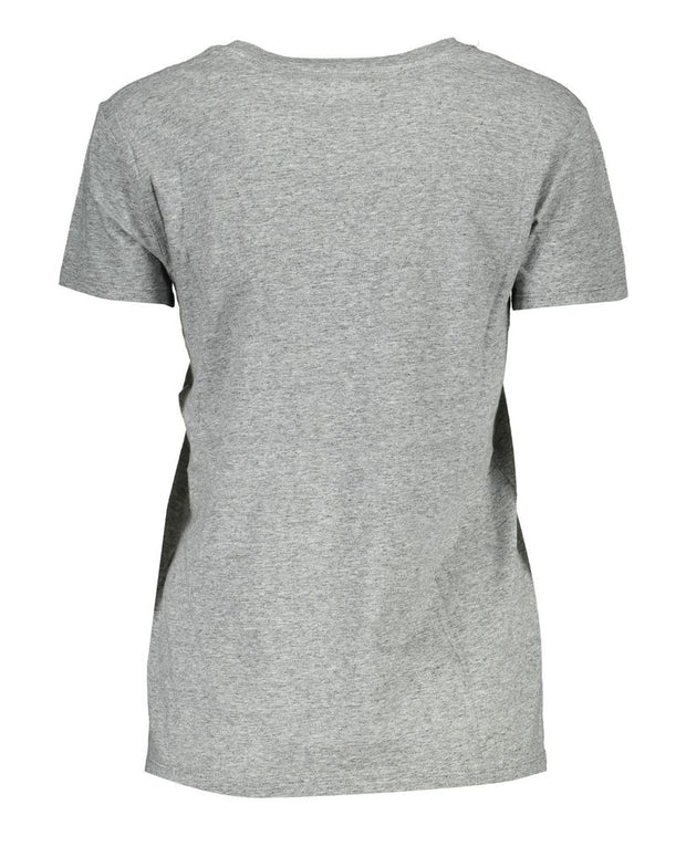 Gray Cotton Unisex T-Shirt