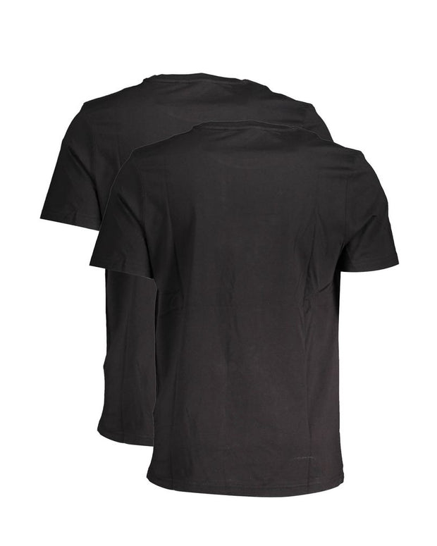 Black Cotton Men TShirt