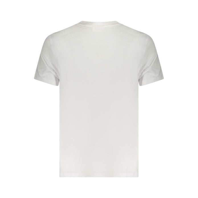 White Cotton Men T-Shirt