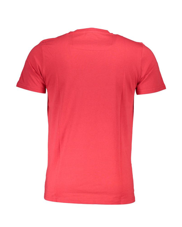 Red Cotton Men T-Shirt