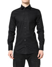 Black GOLD Cotton Long Sleeves Dress Shirt