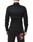 Black GOLD Cotton Long Sleeves Dress Shirt