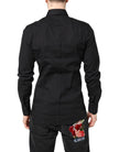 Black GOLD Cotton Dress Formal Shirt
