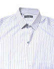 White Stripes GOLD Cotton Formal Shirt