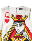 White Queen Of Hearts Sleeveless Maxi Dress
