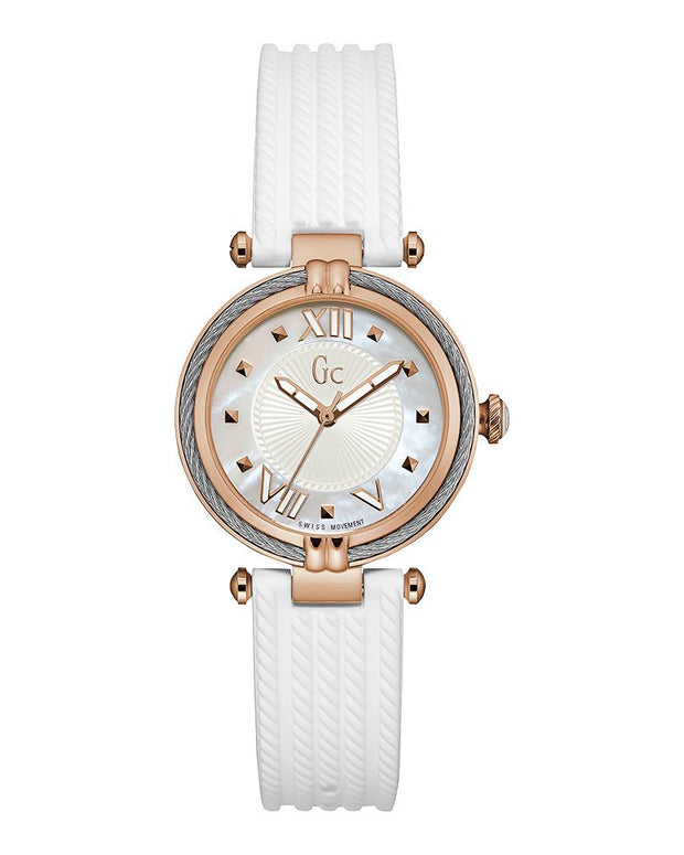 White Synthetic Dress Watch