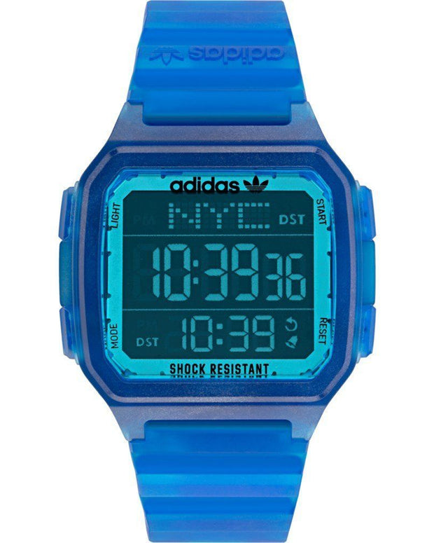 Blue Synthetic Sport Watch