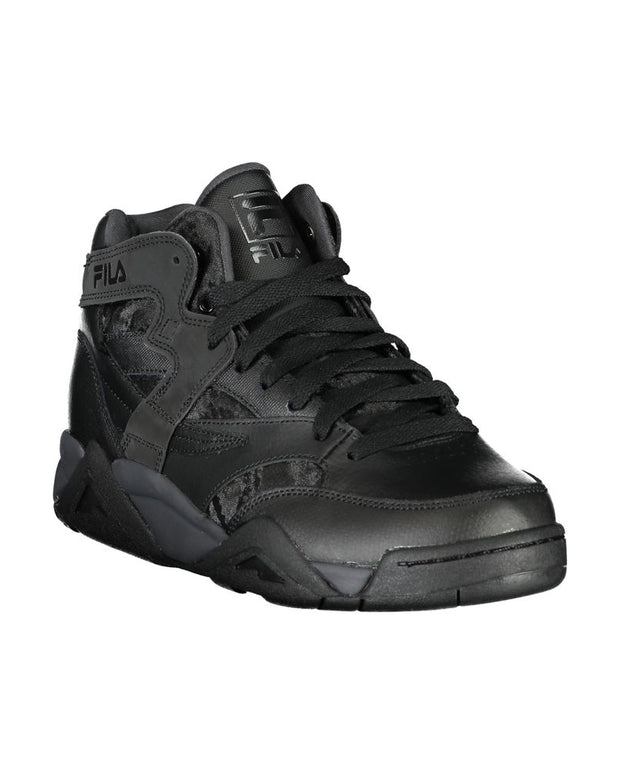High-Top Sports Sneakers with Contrast Details
