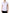 White Chain Pearl Cotton Round Neck T-shirt