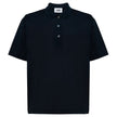 Blue Cotton Polo Shirt