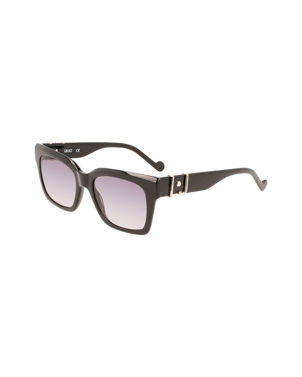 Black Acetate Women Sunglasses