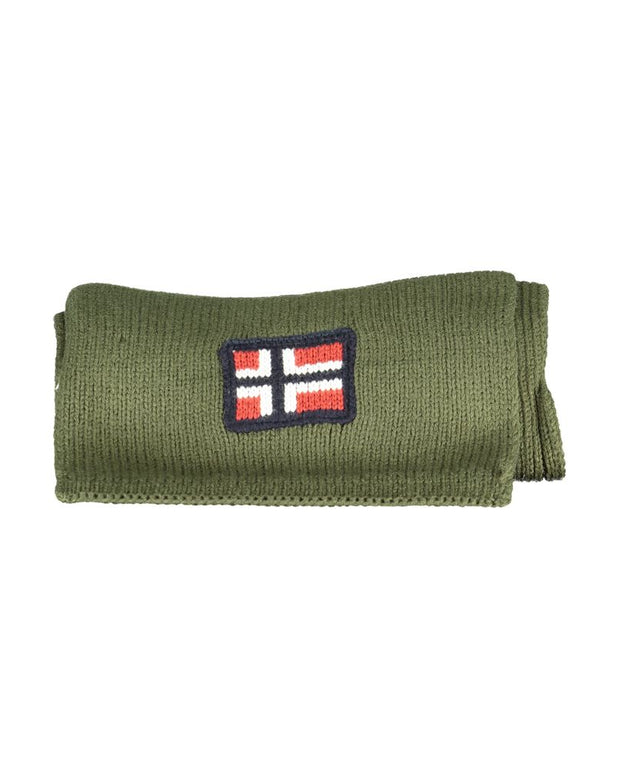 Green Marabou Men Scarf