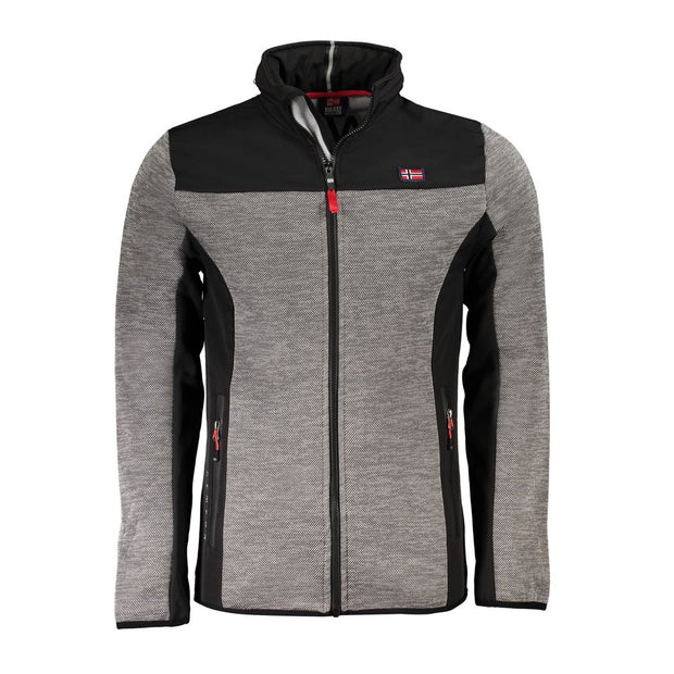 Brown Polyester Men Jacket