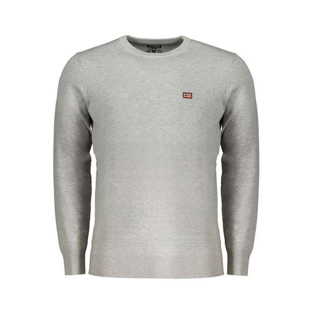 Brown Polyester Men Sweater