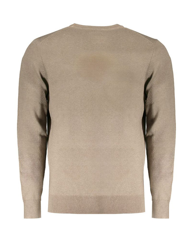 Brown Wool Men Sweater