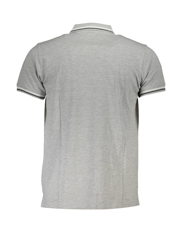 Brown Cotton Men Polo Shirt