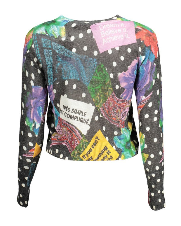 Black Acrylic Women Sweater