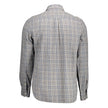 Brown Cotton Men Shirt