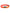 Orange Gold Tone Metal Logo Buckle Belt
