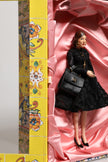 Black Dress Ceramic Porcelain Fashion Leather Sicily Dolls