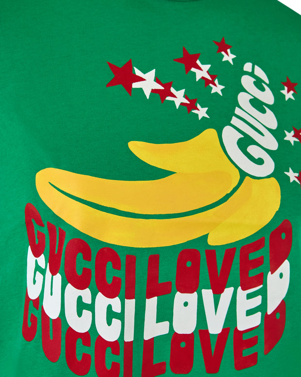 Green Cotton Logo T-Shirt
