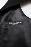 Black Wool Waistcoat Dress Formal Vest