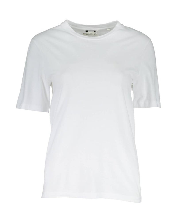 White Cotton Men T-Shirt