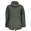 Green Polyester Men Jacket