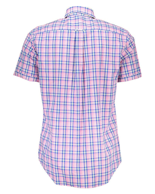 Pink Cotton Men Shirt