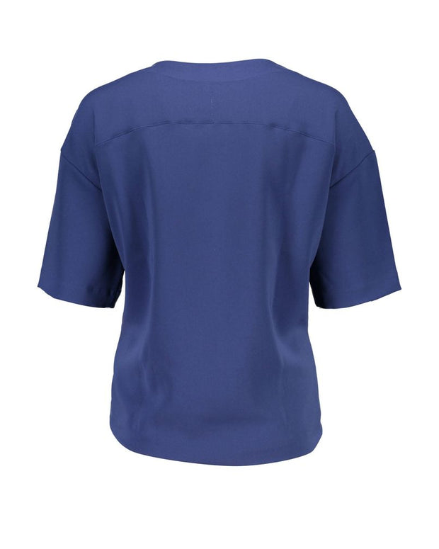 Blue Cotton Unisex T-Shirt