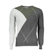Gray Wool Men Sweater