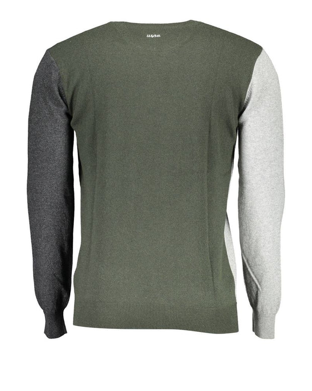 Gray Wool Men Sweater