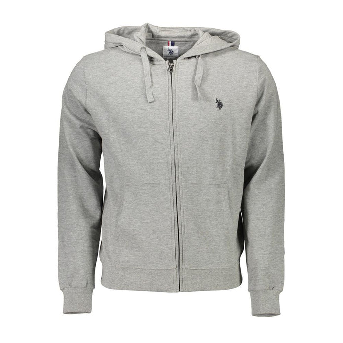 Gray Cotton Men Sweater