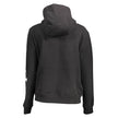 Black Cotton Women Sweatshirt