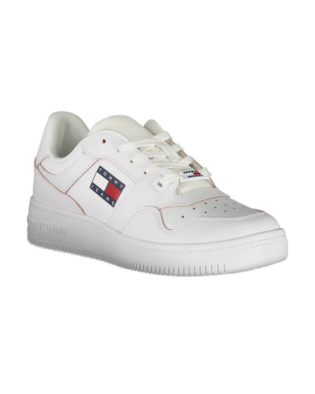 White Leather Women Sneaker