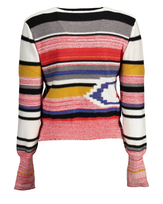 Red Viscose Women Sweater